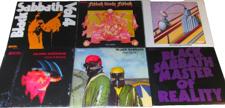 Black Sabbath 6 CD Lot NEW Factory Sealed Digipaks  With Ozzy Osbourne - Image 1 of 3