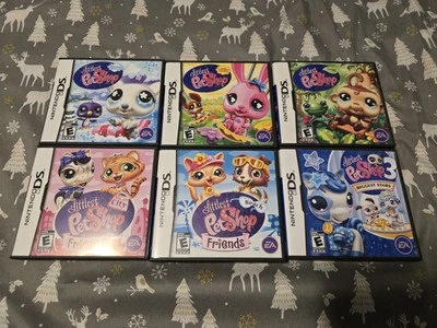 Six (6) Littlest Pet Shop Cases, Manuals & Inserts ONLY (Nintendo DS) NEAR MINT! - Image 1 of 4