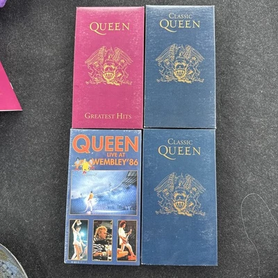 Queen VHS Music Videos Concert Collection (1 Sealed) Excellent Condition Lot - Image 1 of 4