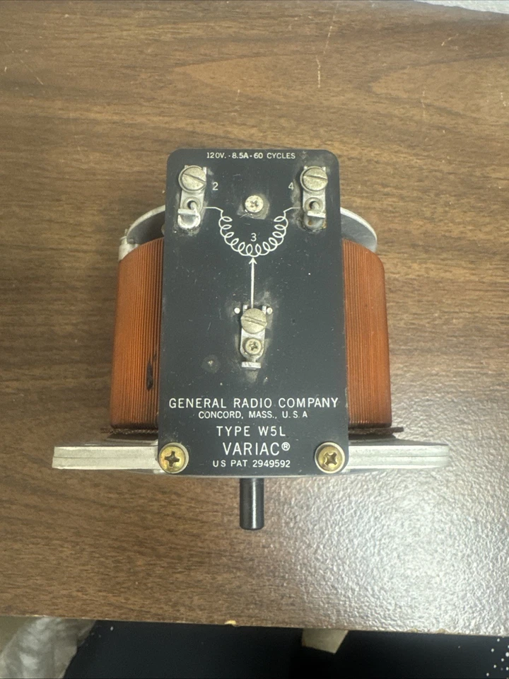 General Radio Co,type W5L Cardiac US PAT 2949592 120v 8.5A . 60cycles RFK 060 - Image 1 of 4