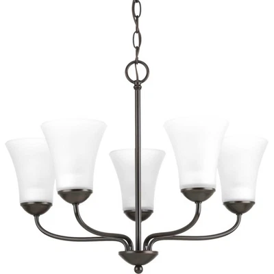 Progress Lighting P4770 Bronze Classic 5-Light 22"W Chandelier - Image 1 of 4