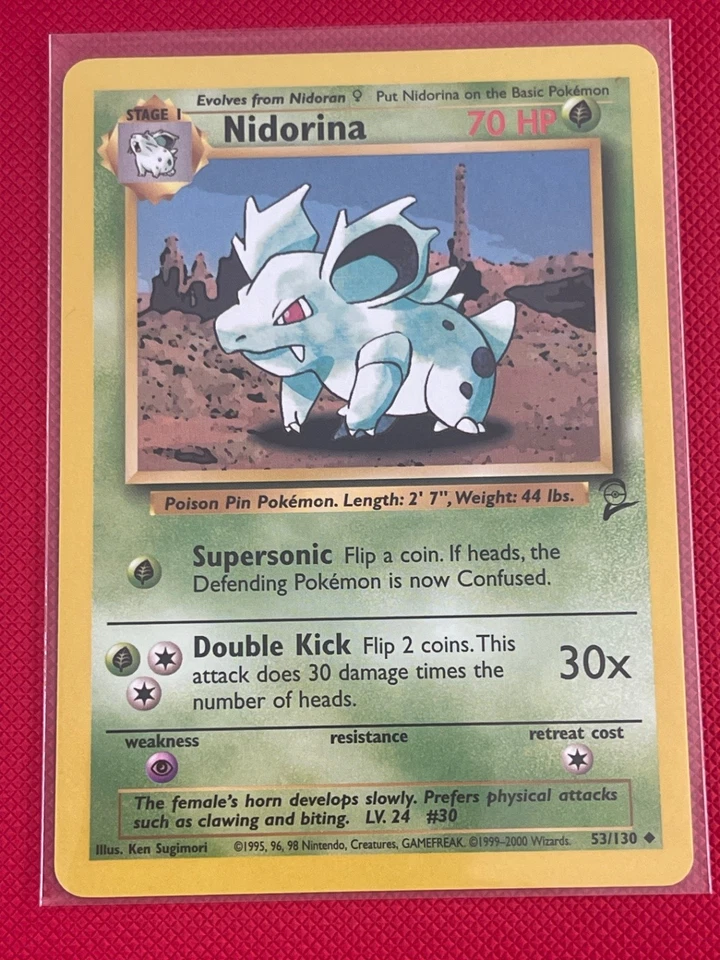Nidorina Uncommon Base Set 2 053/130 HP - Image 1 of 1
