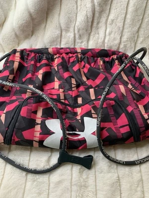 Under Armour Cinch Mochila de Cordão Bolsa de Ginástica com Bolsos Alças Duplas Lixeira A - Imagem 1 de 4