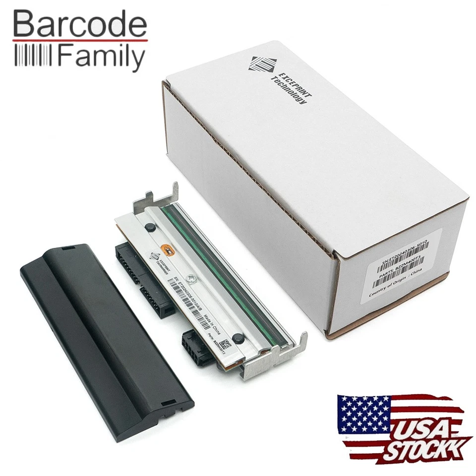 Cabezal de impresión de 300 ppp de repuesto para impresora de etiquetas térmicas Zebra ZM400 79801 M EE. UU. Foto 1 de 4