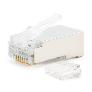 Nanocable 10 Pack RJ45 PC Stecker Crimpstecker Transparent 10.21.0203 Cat.6 - Afbeelding 1 van 6