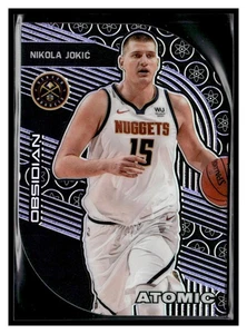 2019-20 Panini Obsidian #10 Nikola Jokic Atomic Electric Etch Purple Nuggets - Picture 1 of 2