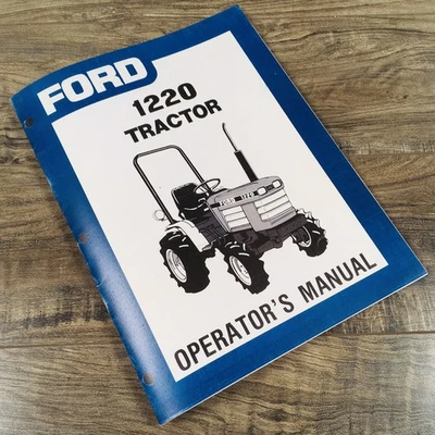 Lubricante de ajustes de mantenimiento manual para propietarios de tractores Ford 1220 Foto 1 de 4