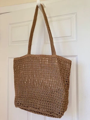 MADEWELL The Transport Woven Straw Carry All Shopping Shoulder Tote Bag - Image 1 of 4