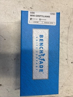 BENCHMADE 556 Pink Mini Griptilian  Plain 154CM Bld Knife. L 0053 - Image 1 of 4