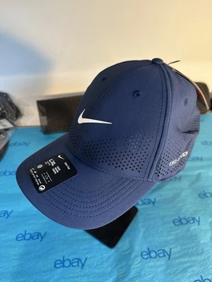 Novo Boné de Golfe Nike Dri-FIT ADV Taco Estruturado Swoosh Azul Snapback G/XL - Imagem 1 de 4