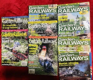 Lot of 9 Garden Railways Magazine Railroad Modeling Trains 2002-2003 - Picture 1 of 10