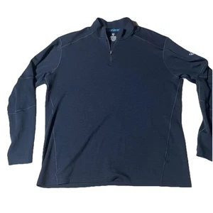 Kuhl Herren XXLarge Quarter Zip Pullover Langarmshirt Blau Outdoor Freizeit - Bild 1 von 7