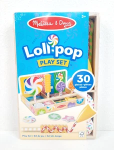 Melissa & Doug Playset Lecca-Lecca 30 Pezzi Legno Età 3+, Nuovo Sigillato - Foto 1 di 6