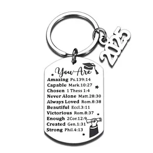 Class of 2025 Keychain Graduation Gifts for Women Men High School Girls Gift ... - Picture 1 of 7