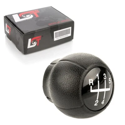 Negro Puño de Cambio Palanca 5 5-738-741 para Vauxhall Vectra B Zafira - Imagen 1 de 4