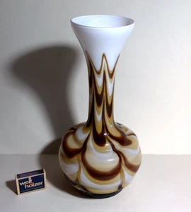 Große Glas-Vase,sechziger (60er) Jahre. Höhe ca.30cm - Bild 1 von 3