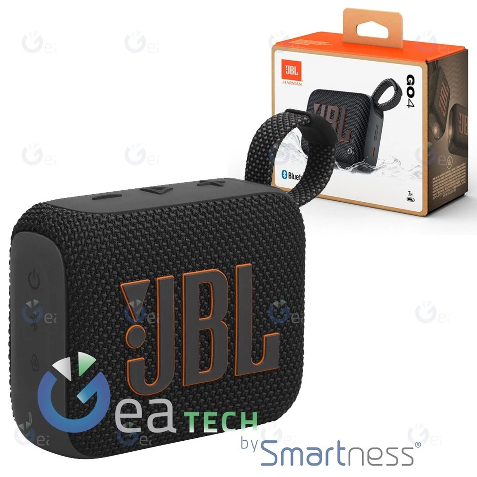 JBL GO 4 Bluetooth Lautsprecher Musikbox Staubfest und Wasserdicht Schwarz