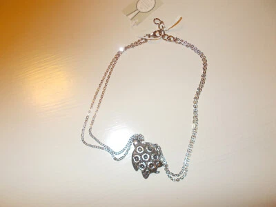 NWT Sea Turtle Necklace  by Silver Spoon Aloha  17" to 19" - Image 1 of 3