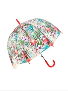 Bubble Dome Umbrella Tropical Girls Womens - Picture 1 of 1