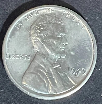 1943 .01 D/D RPM FS-502 STEEL PENNY ERROR COIN - Image 1 of 4