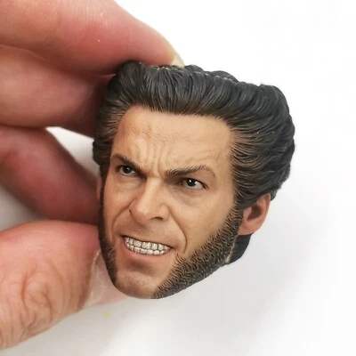 Figura cabeza esculpida 1/6 Hot Toys HT MMS187 para X-Men The Last Stand Wolverine 2.0 Foto 1 de 2