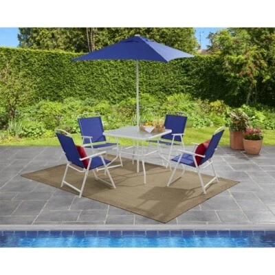 Mainstays Albany Lane 6 Piece Outdoor Patio Dining Set - Image 1 of 4