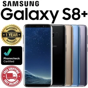 Samsung Galaxy S8+ Plus SM-G955U - 64 GB - (Unlocked) Smartphone - Picture 1 of 4