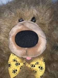 SELTEN MIT ETIKETT 11"" Dakin Teddybär Fun Farm 1986 Bienenfliege - Bild 1 von 6