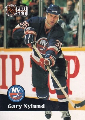 1991-92 Pro Set #150 Gary Nylund NHL New York  + (Yes 4 Free Mystery Cards) - Image 1 of 2
