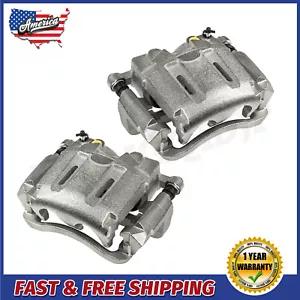 Disc Brake Caliper w/ Bracket 2 Pair for Ford F-250 F-350 Super Duty 2005-2012 - Picture 1 of 8