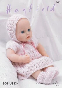 Sirdar Strick Muster - Hayfield Bonus Dk, Puppen Outfit 2482 - Bild 1 von 1
