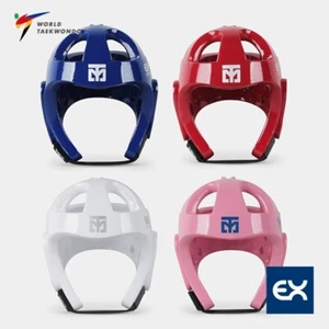 MOOTO EXTERIOR Head Gear S2 Taekwondo Guardas Rojo/Azul/Blanco Auriculares WT WTF - Imagen 1 de 9