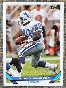 Barry Sanders 1993 Topps #190 Detroit Lions - Foto 1 di 2