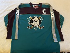 Vintage Anaheim Mighty Ducks Teemu Selanne Pro Player Third Jersey Jersey Xl