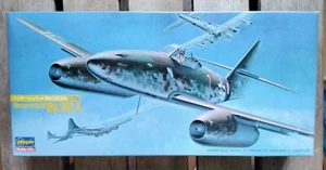 *RB* HASEGAWA MESSERSCHMITT ME 262A 1:72 SCALE  MODEL AIRPLANE -Complete - Picture 1 of 6