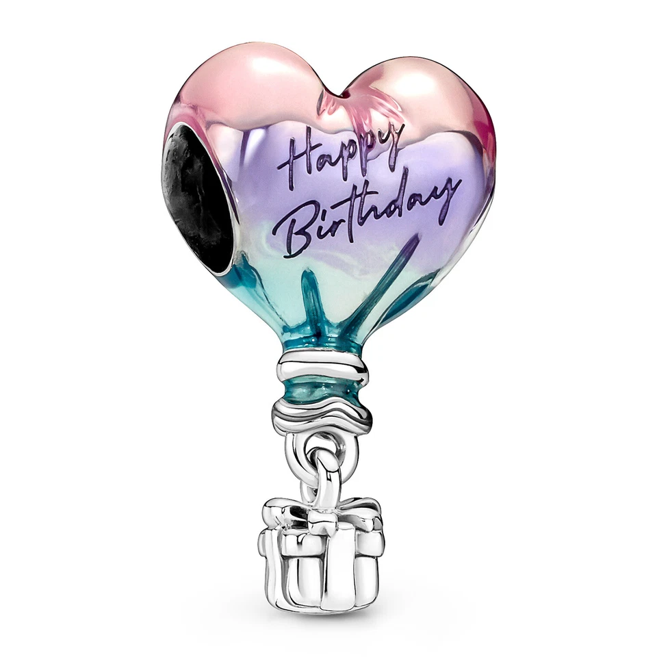PANDORA Schmuck Silber Charm Happy Birthday Heißluftballon 791501C01