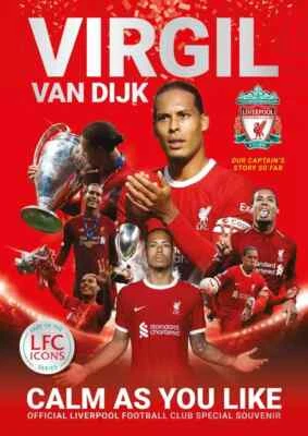 Virgil van Dijk - As Calm As You Like  Official Liverpool Football Club Souvenir - Image 1 of 2