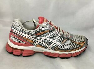 Asics GT 3000 v2 Women's White Orange Pink Running Shoes Size 9M  T450N.0100 