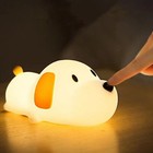 Creative Dog LED Silicone Night Light kids Bedside/touch sensor Lamp Gift