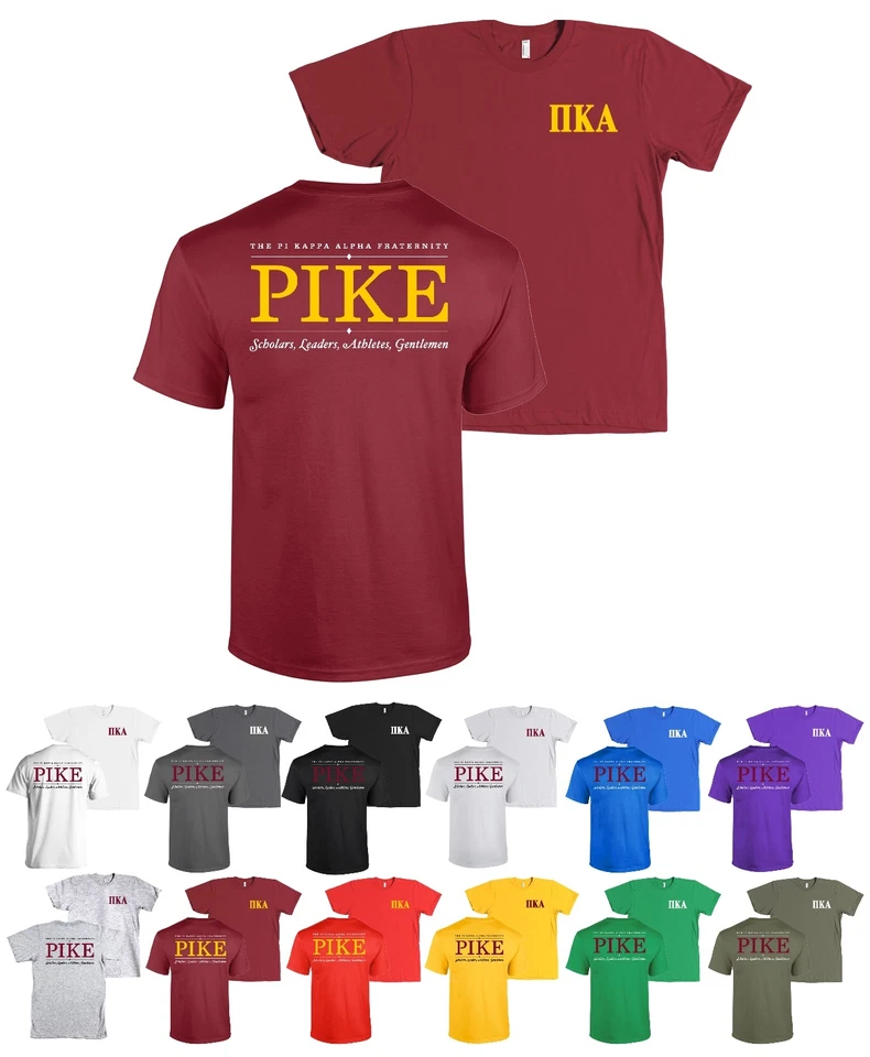 Pi Kappa Alpha PIKE Fraternity Bella + Canvas Shirt - NEW - Image 1 of 1