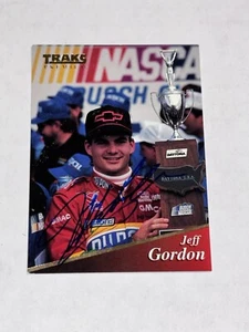 Jeff Gordon VINTAGE NASCAR signed card HALL OF FAME CHAMP 1994 TRAKS PREMIUM #86 - Picture 1 of 1