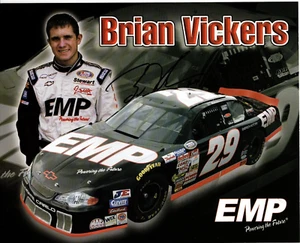 AUTOGRAPHED BRIAN VICKERS 2001 EMP 8X10 HERO POST CARD - Picture 1 of 2
