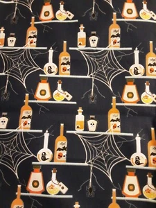 Fabric Poison Bottles Materisl 36 L X 44 W Multicolor - Picture 1 of 5