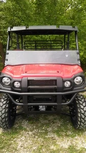 2015-2020 Kawasaki Mule PRO FXT,FX,DX Clear Half Windshield..A Full 1/4" THICK! - Picture 1 of 3