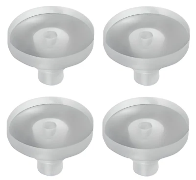 Häfele Glasplattenauflage Kunststoff Auflage für Glasplatten Ø 5 mm Stopper rund