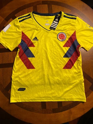 Camiseta de Fútbol ADIDAS Hombre Selección Colombia 2018, Talla Grande, NUEVA CON ETIQUETA Foto 1 de 4