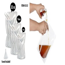 100% Original Heavy Duty Reusable and Concealable Flasks for Booze & Cocktails