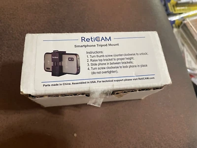 NEW RetiCAM phone Tripod Mount - Full Metal Universal Smart iPhone Adapter - Image 1 of 4