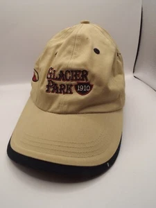 Gorra de béisbol Glacier Park 1910 auténtica Head Gear ajustable Beigh - Imagen 1 de 6