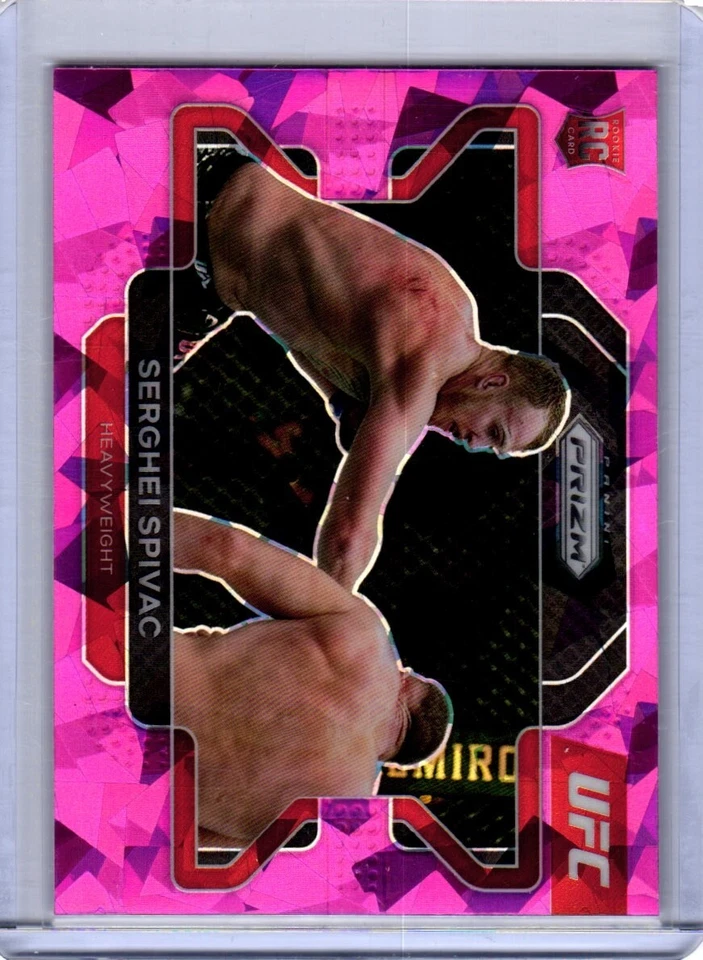Panini Prizm Serghei Spivac ROOKIE Pink Ice SSP  - Image 1 of 2